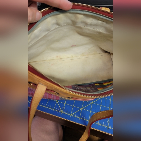 Dooney & Bourke Multicolor Patchwork Tote Preloved - Picture 12 of 16